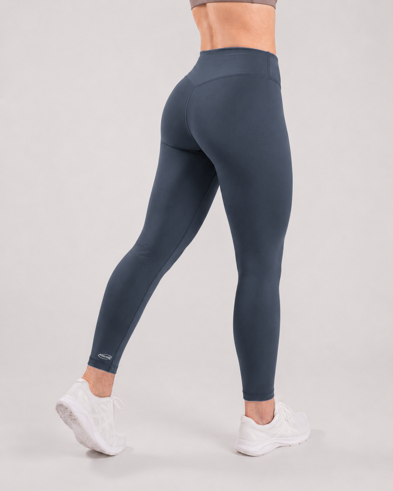 MOVIQ Motion-Activated Resistance Leggings in Navy — back