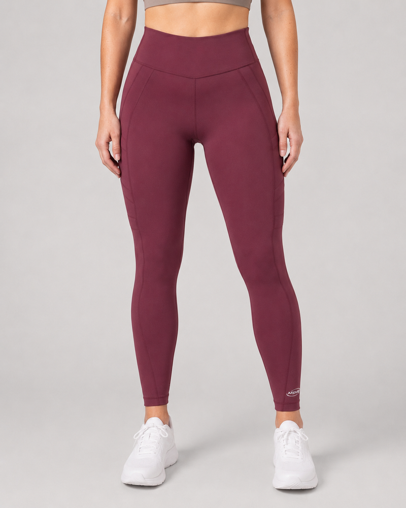 MOVIQ Womens Leggings Plum Front